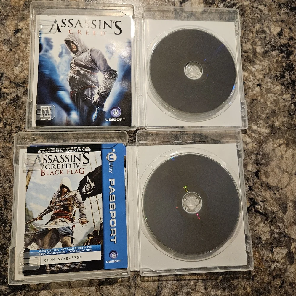 Assassin's Creed 1 and 4 game for Sony Playstation‎ 3 PS3 - Picture 5 of 6